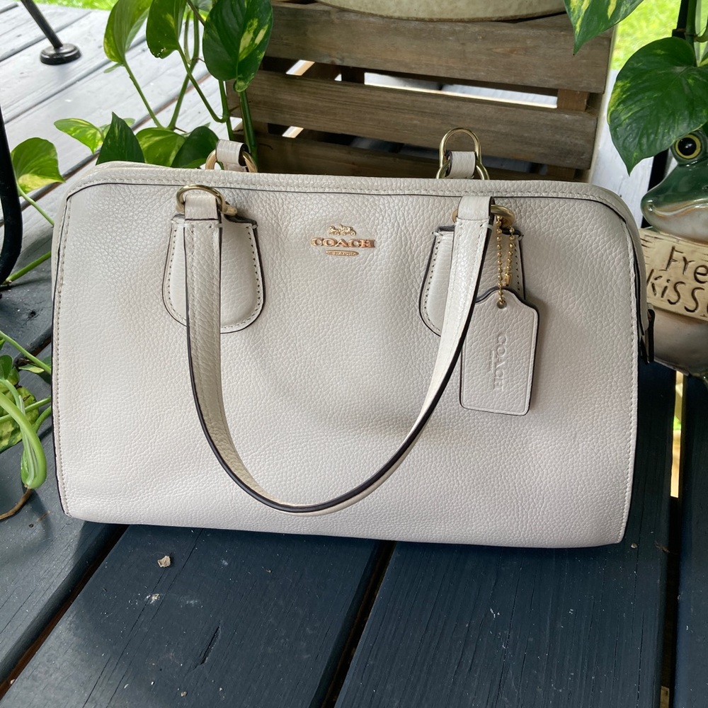 White coach purse
